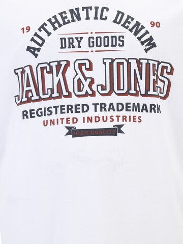 Jack & Jones Plus Tričko – bílá