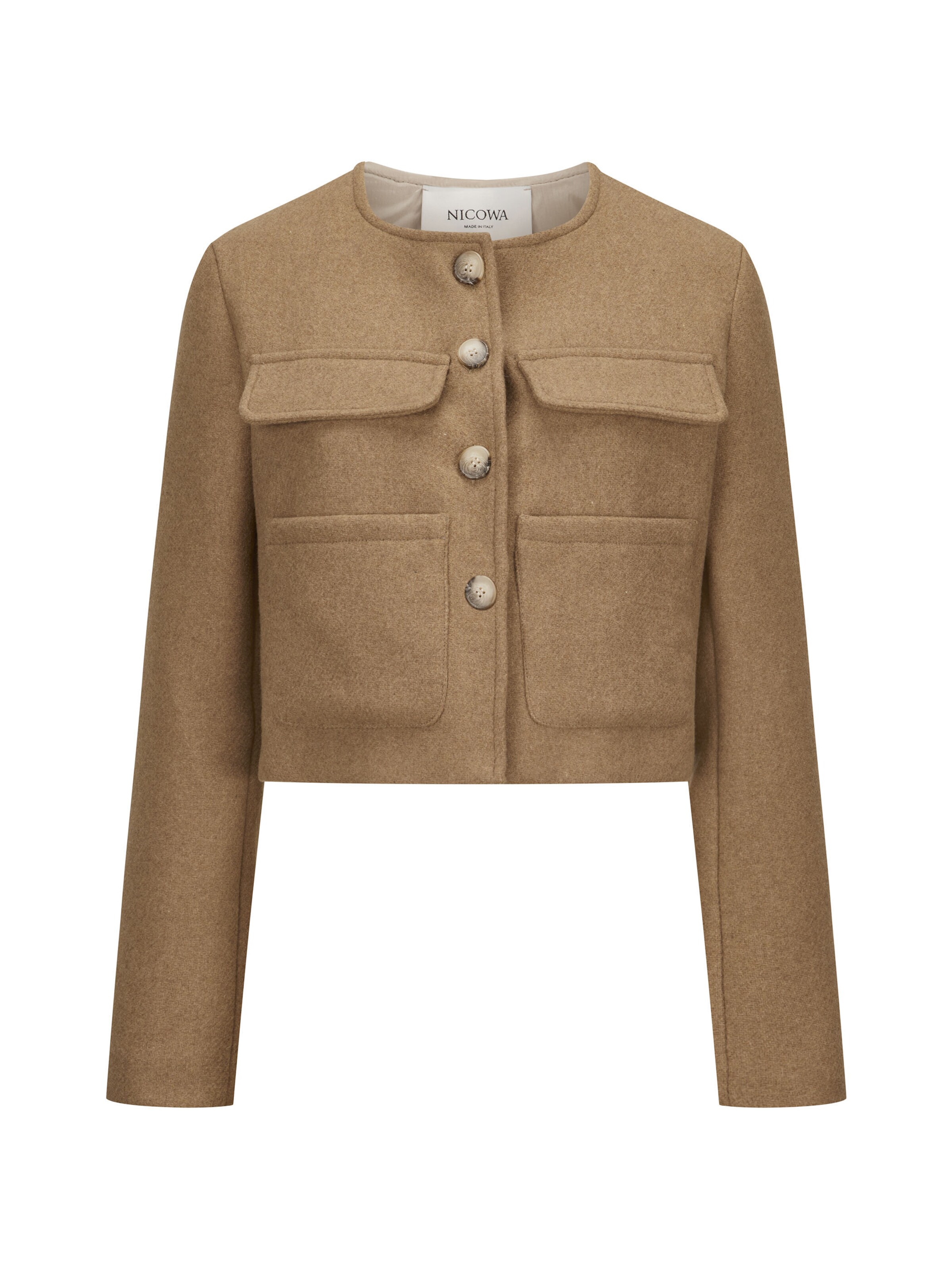 Nicowa Between-season jacket 'LANEVIA' in Beige: front