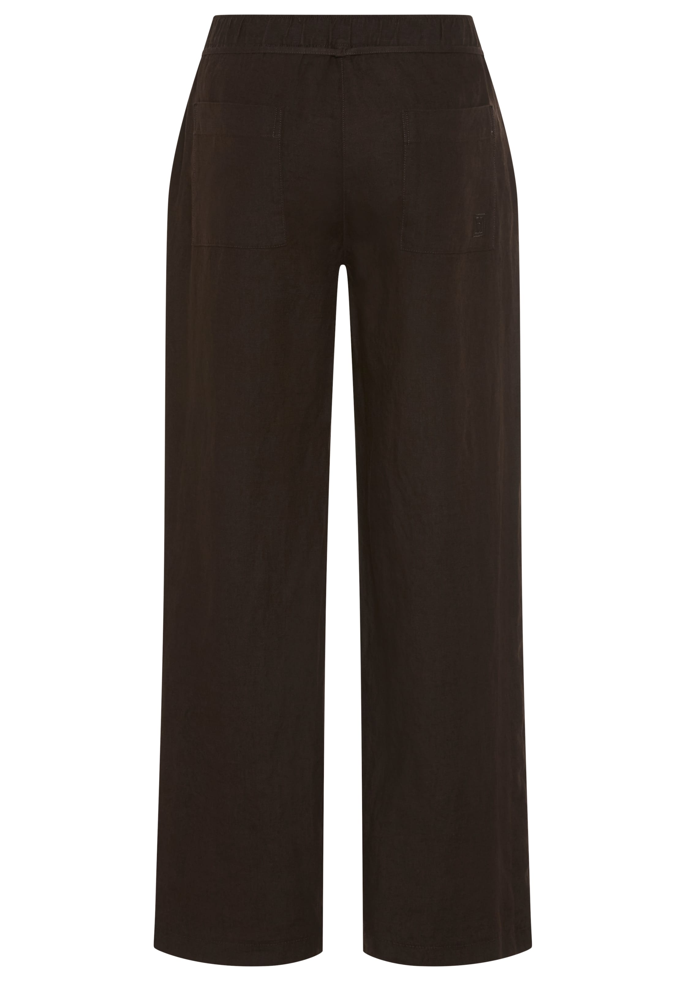 MAC Wide Leg Hose in Schwarz