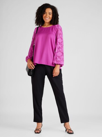 ONLY Carmakoma Blouse in Lila