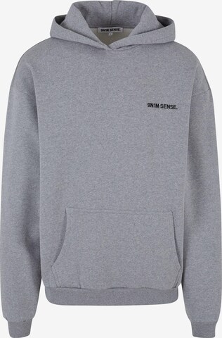 9N1M SENSE Sweatshirt 'Essential' in Grau: predná strana