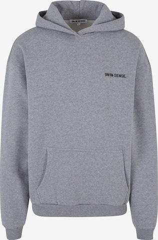 9N1M SENSE Sweatshirt 'Essential' in Grijs: voorkant