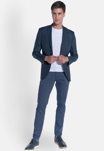 Coupe slim Veste de costume Steffen Klein en bleu