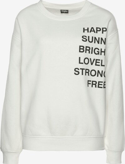 BUFFALO Sweatshirt in schwarz / weiß, Produktansicht