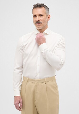 ETERNA Slim fit Overhemd in Beige: voorkant