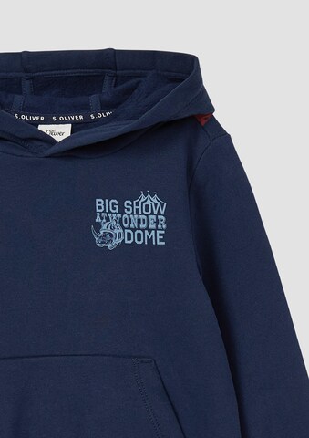 s.Oliver Sweatshirt in Blue