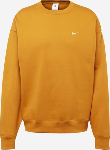 Bluză de molton 'Swoosh' de la Nike Sportswear pe galben: față