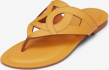 Marc O'Polo T-bar sandals in Yellow: front