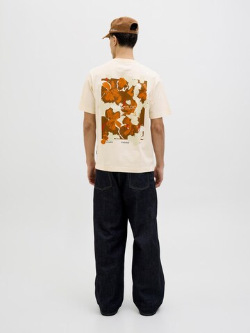 T-Shirt JACK & JONES en blanc : devant