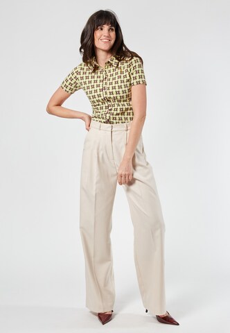 4funkyflavours Blouse 'Baby I'm Yours' in Geel