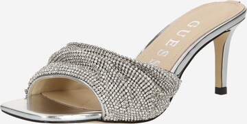 GUESS - Zapatos abiertos 'HADEY' en plata: frente