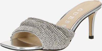 GUESS Pantolette 'HADEY' in silber, Produktansicht