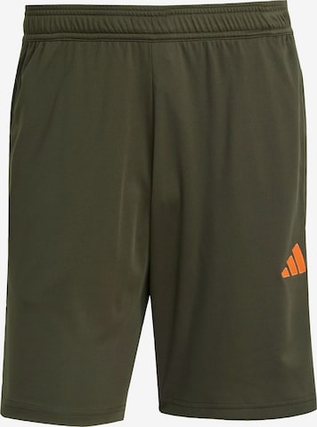 ADIDAS PERFORMANCE - regular Pantalón deportivo 'Tiro 25 Essentials' en verde: frente