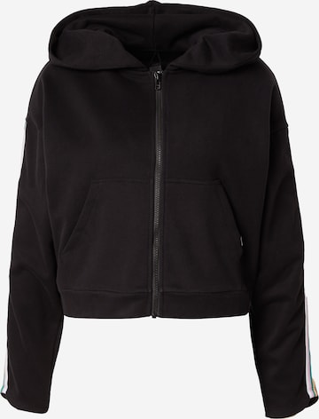 Veste de survêtement Hurley en noir : devant