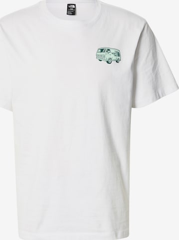 THE NORTH FACE Футболка 'VAN LIFE' в Белый: спереди