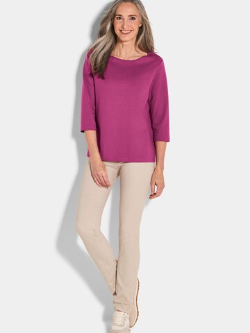 Goldner Shirt in Lila