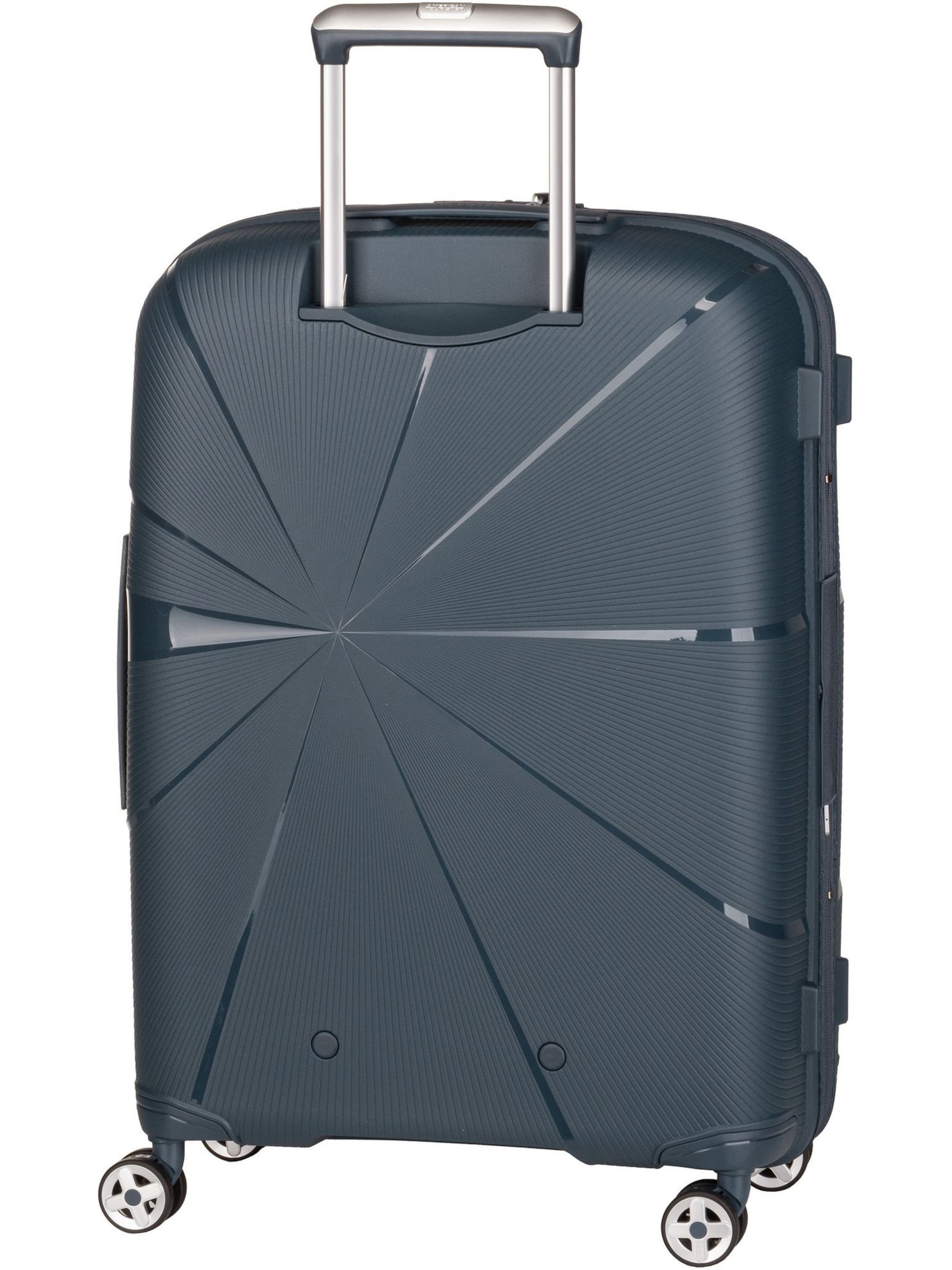 American Tourister Trolley 'Starvibe Spinner 67 EXP' in Blauw