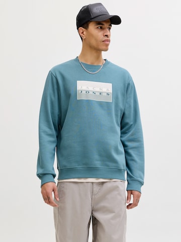 Felpa 'JCOFUSION' di JACK & JONES in verde: frontale