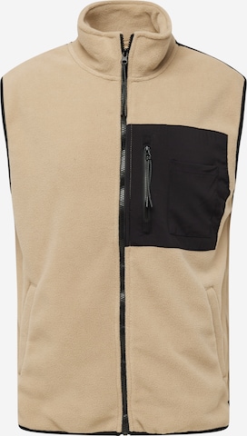 BLEND Vest in Beige: front