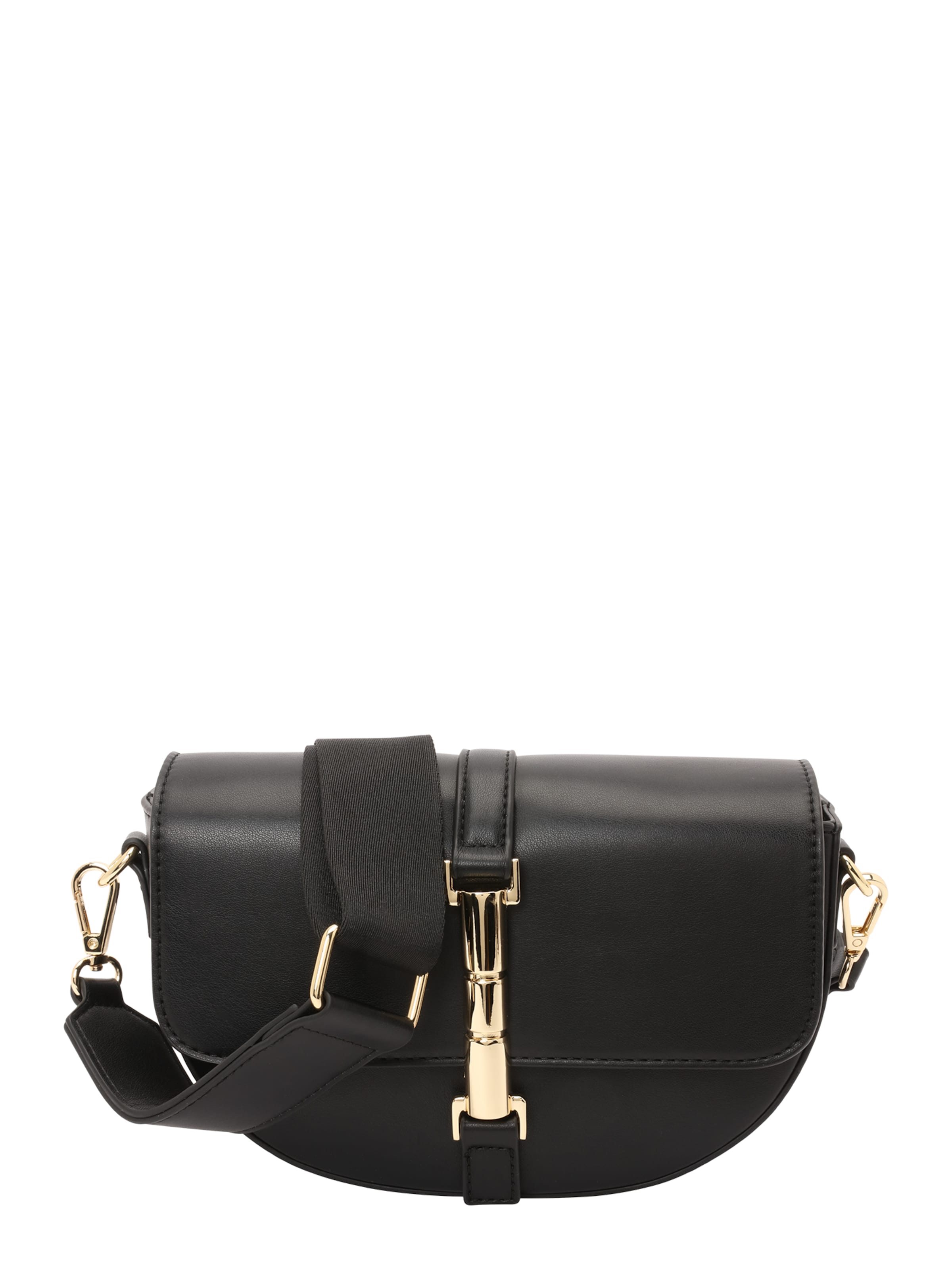 Seidenfelt Õlakott 'LOVIISA', värv must: eest vaates