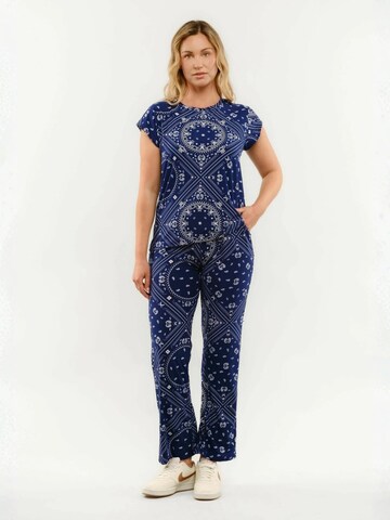 Liberte Essentiel Top ' ALMA ' in Blauw: voorkant
