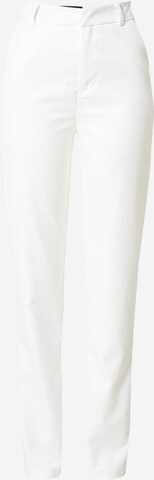 Misspap Regular Trousers in White: front