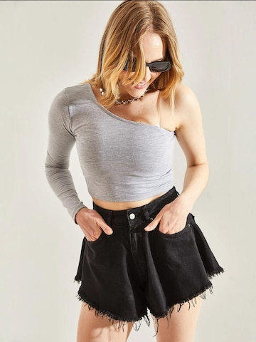 Camicia da donna di Bianco Lucci in grigio