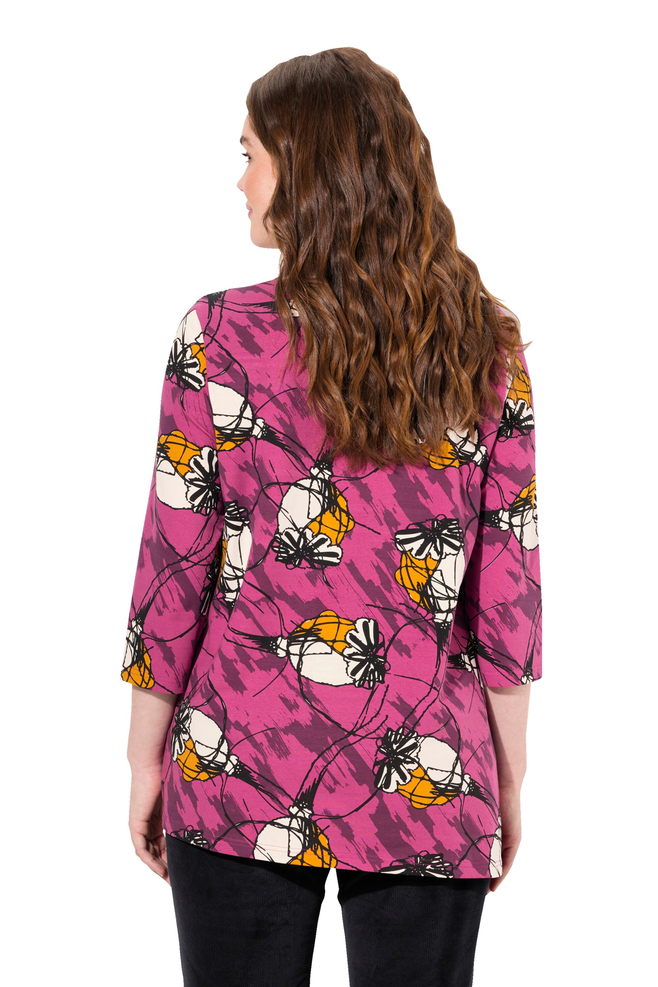 T-shirt Ulla Popken en mélange de couleurs