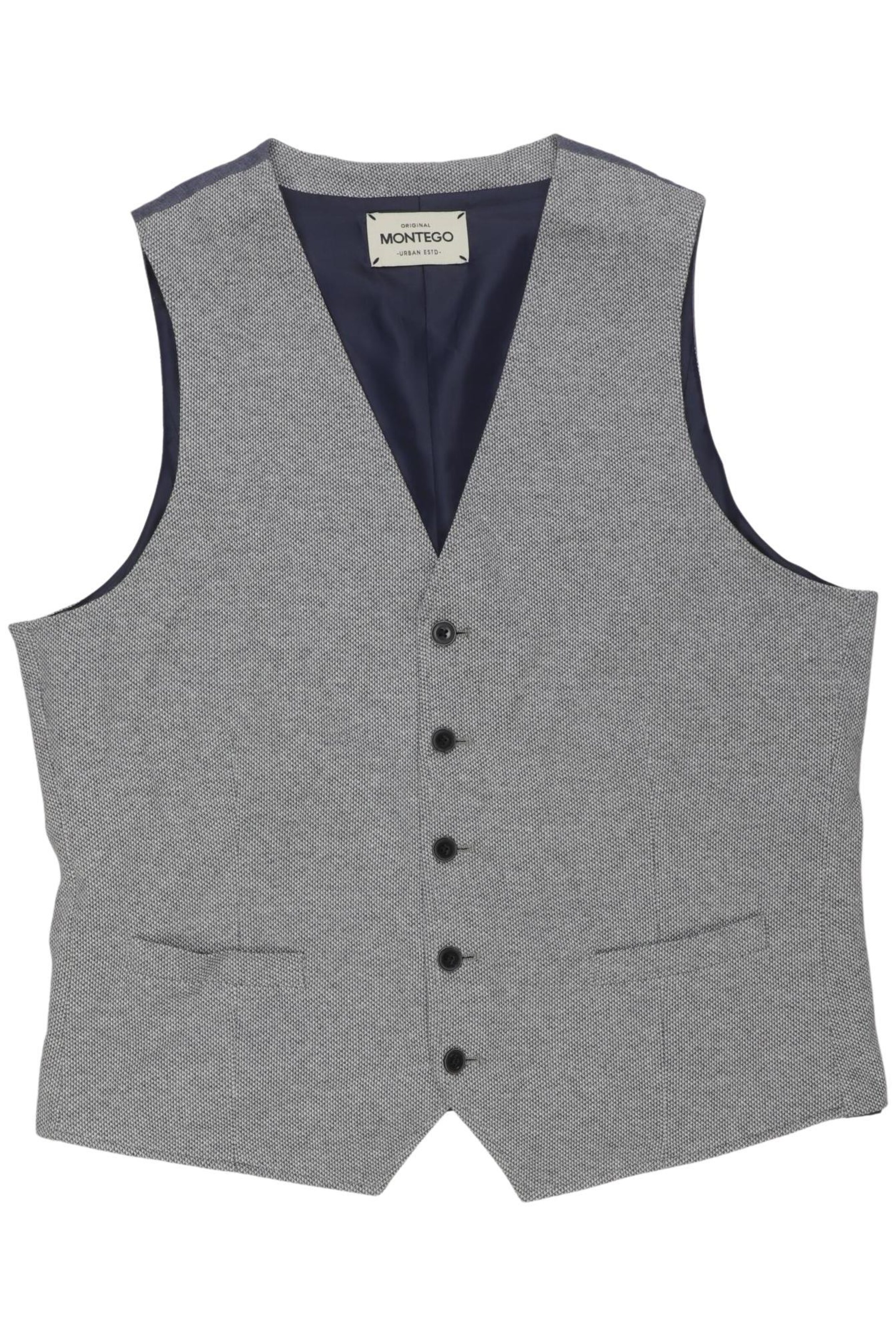 MONTEGO Vest in M in Grey: front