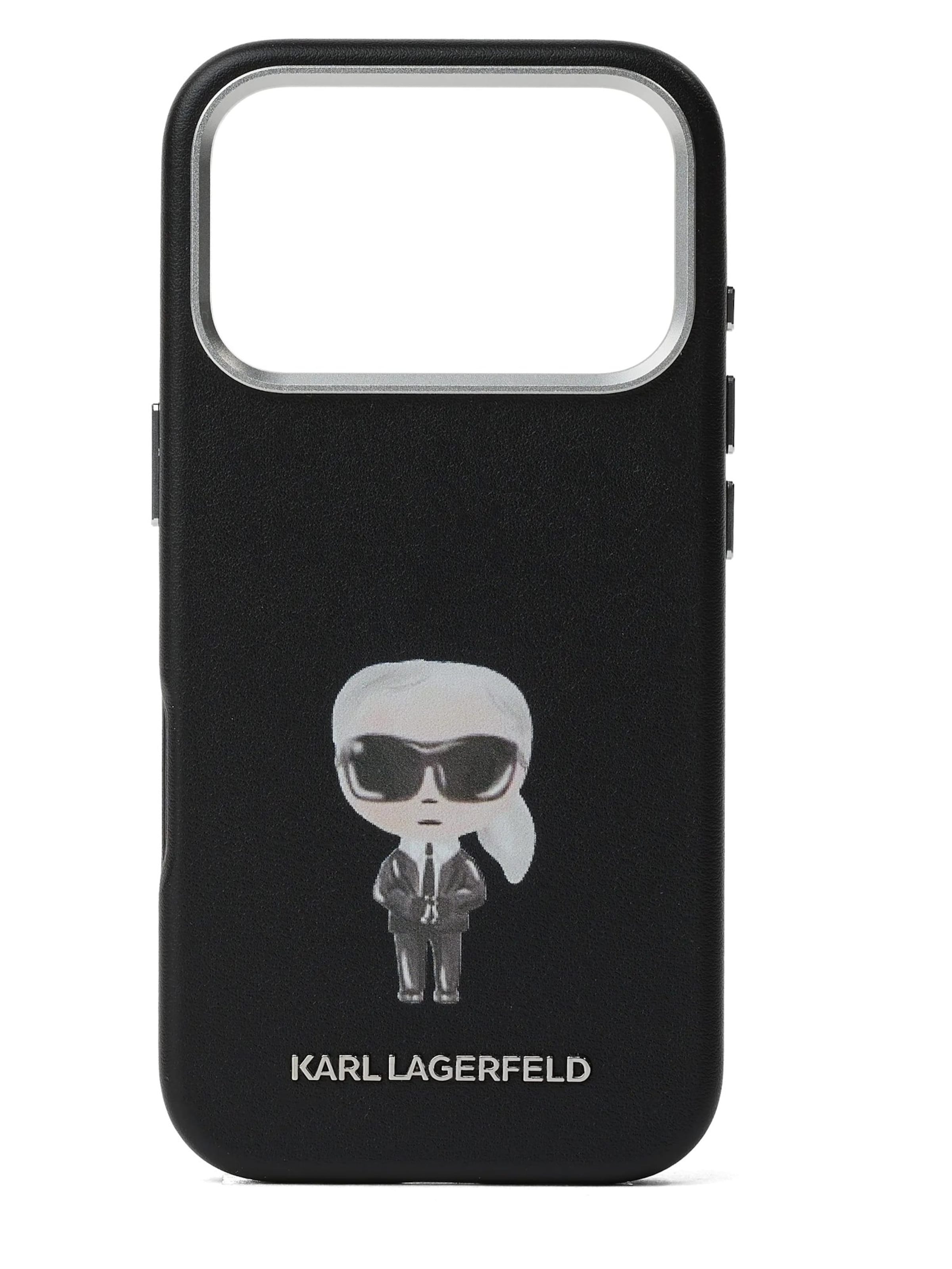 Karl Lagerfeld - Capas para smartphones em preto: frente
