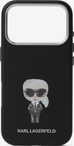 Karl Lagerfeld Smartphonehülle in Schwarz: Vorderseite