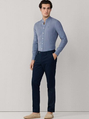 Hackett London Regular Chinohose in Blau