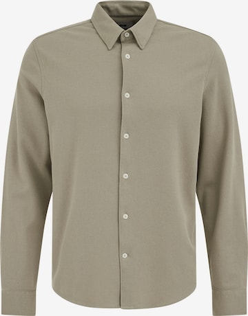 WE Fashion Regular Fit Paita värissä vihreä: etupuoli