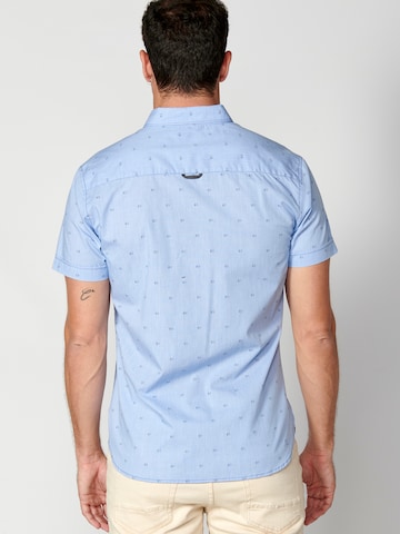 KOROSHI - Ajuste regular Camisa en azul