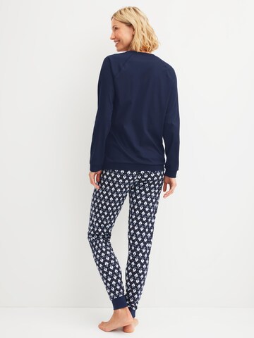 CALIDA Pyjama 'Daylight Dreams'‌‌‌‌‌‌‌‌‌ in Blau