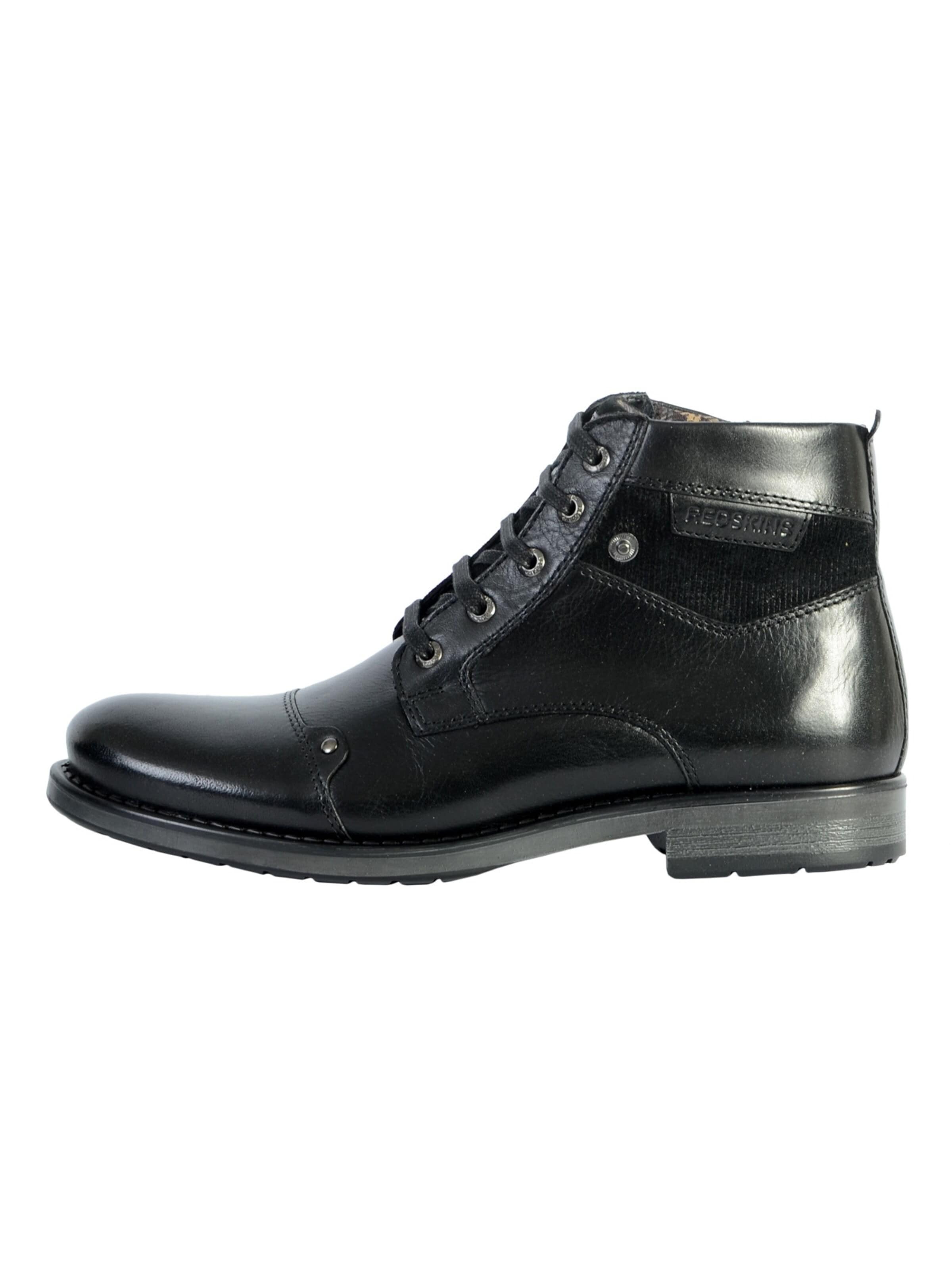 REDSKINS Boots in Black: front