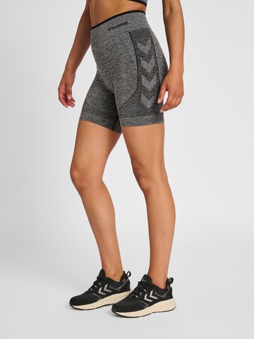 Hummel Skinny Sportbroek in Zwart