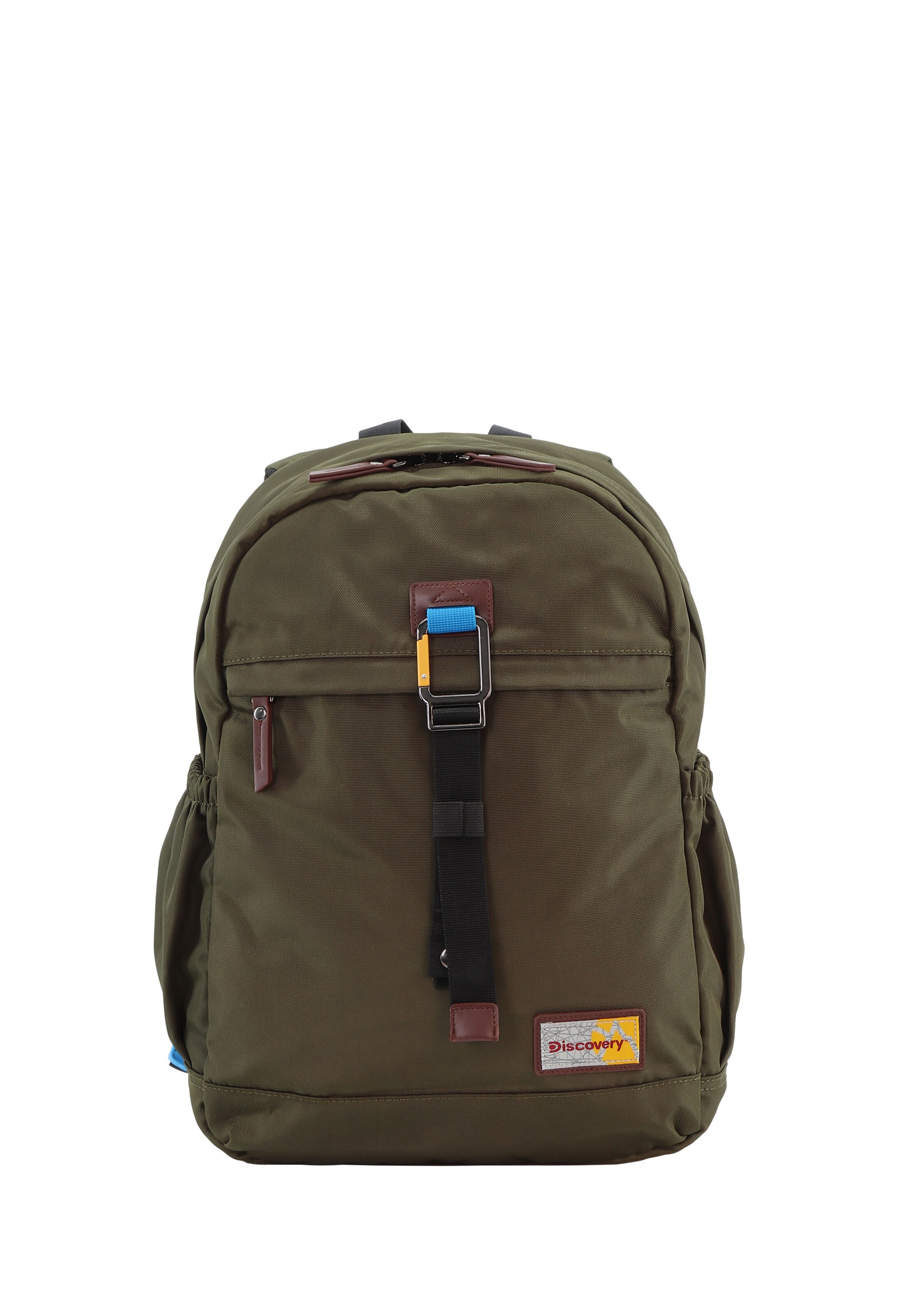 Discovery Backpack in Brown: front
