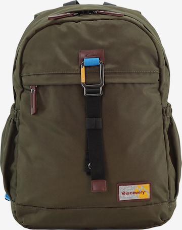 Discovery Backpack in Brown: front