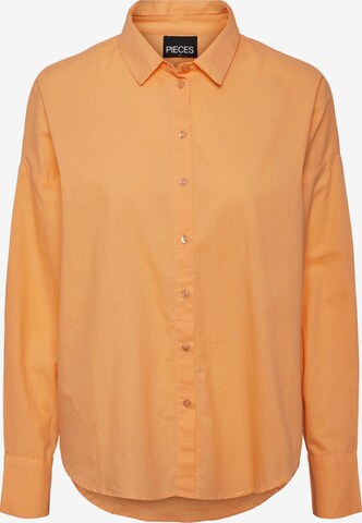 PIECES Bluse 'Tanne' in Orange: predná strana