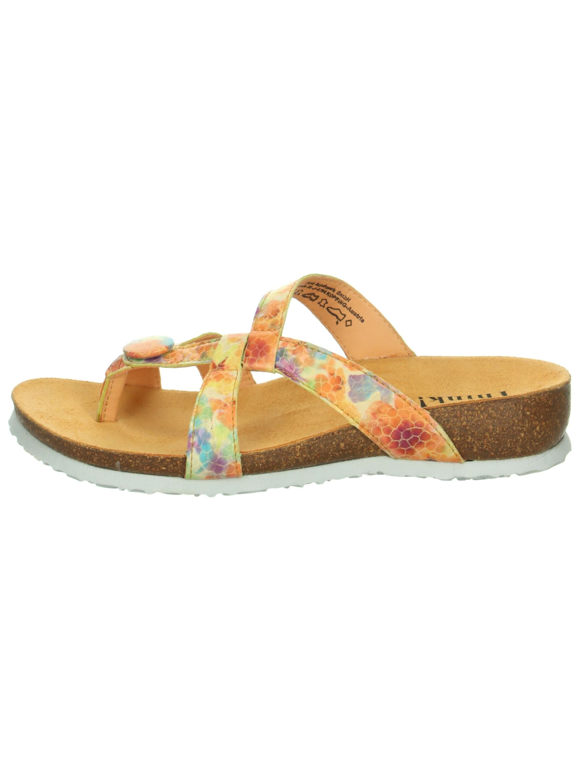 THINK! T-Bar Sandals in Mixed colors