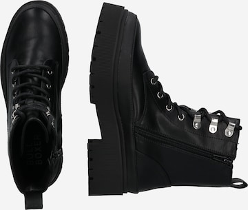 BULLBOXER Lace-Up Ankle Boots in Black