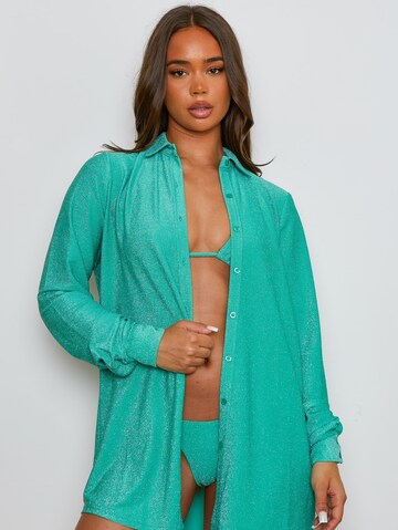 Moda Minx Bluse 'Lumiere' in Grün: Vorderseite