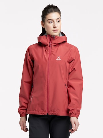 Haglöfs Outdoor Jacket 'Betula' in Red: front