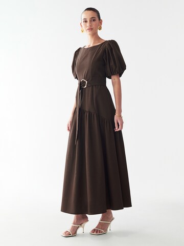 Willa Kleid 'Elona' in Braun