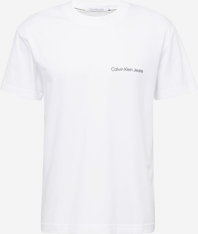Calvin Klein Jeans Majica 'Institutional' | črna / bela barva, Prikaz izdelka