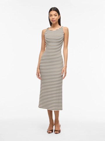 VILA Gebreide jurk 'VIGarta' in Grijs: voorkant