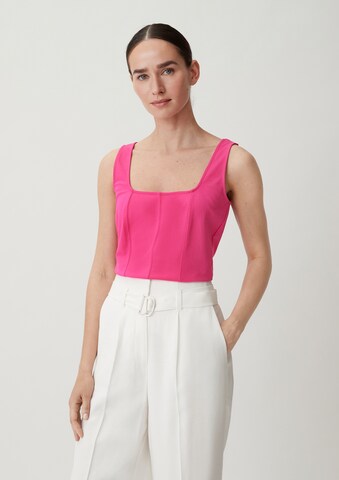 COMMA Top in Roze: voorkant