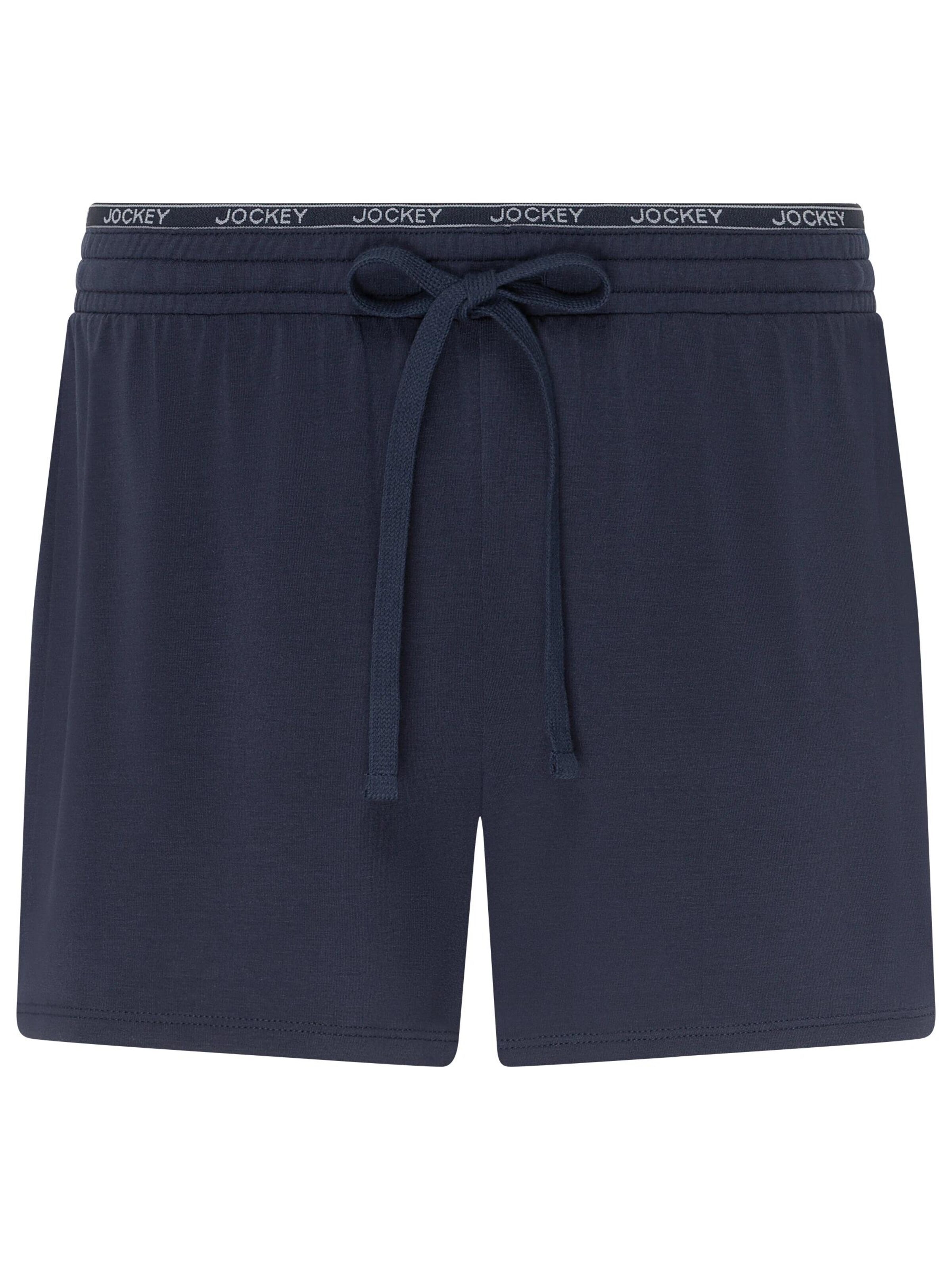 JOCKEY Loose fit Pants 'Soft Touch Luxe Short' in Blue