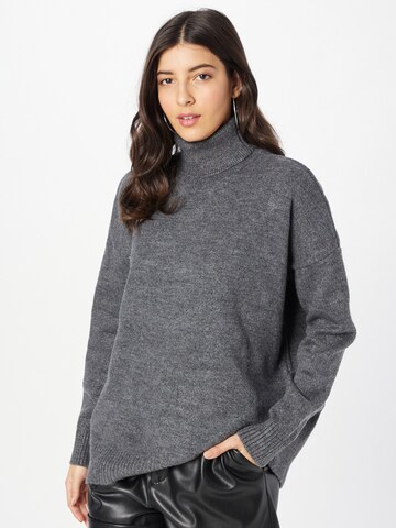 Pull-over oversize 'Niyeta' LTB en gris : devant